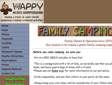 Tablet Screenshot of happyacres.com